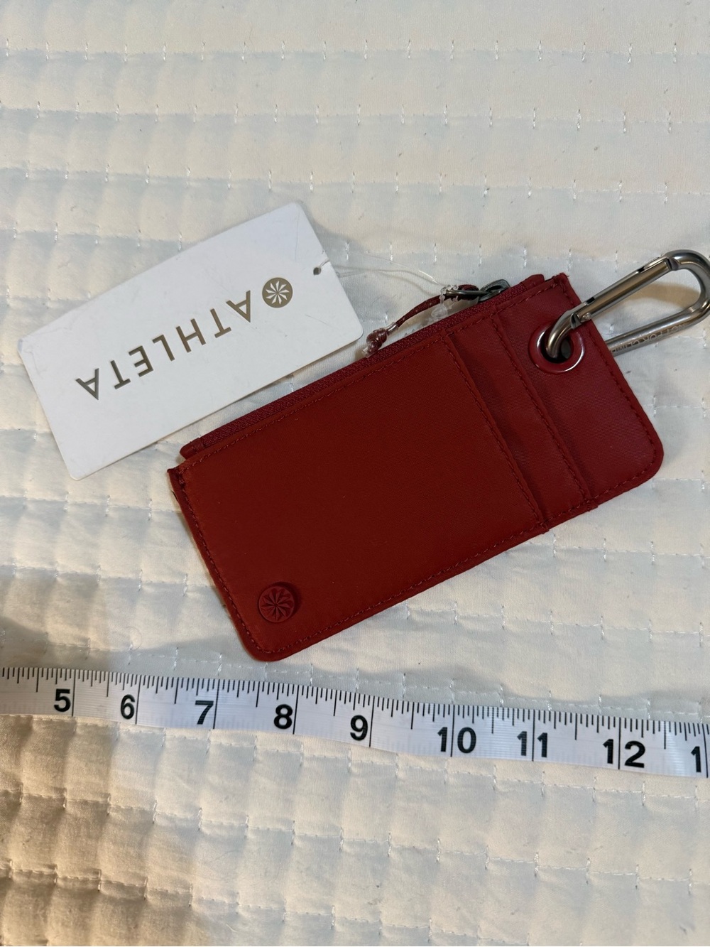 Athleta Coffee Run Wallet 2.0 in “Spiced Cabernet"